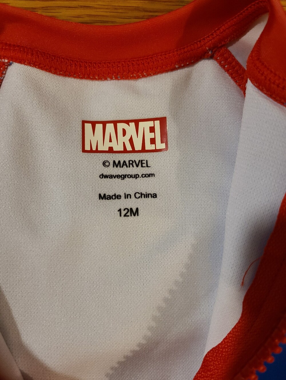 Marvel Captain America Rash Guard For Baby Boy - Picture 3 of 7